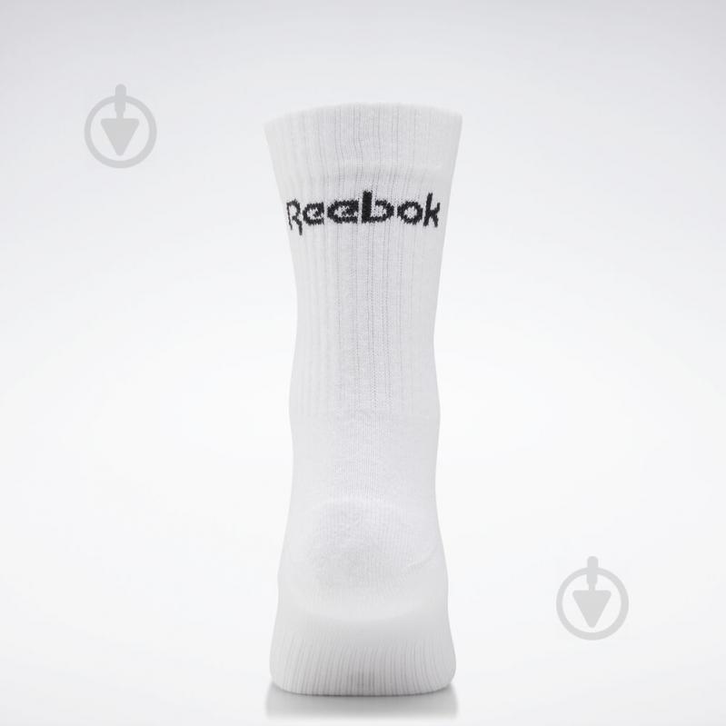 Носки Reebok Te Mid Crew Sock FQ5326 р.S белый 3 шт. - фото 2