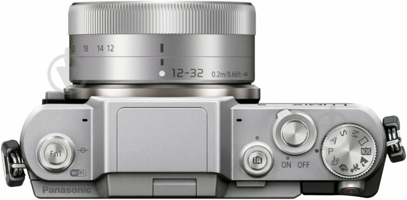 Фотоапарат Panasonic Lumix DMC-GF7 G Vario 12-32mm Kit silver - фото 2
