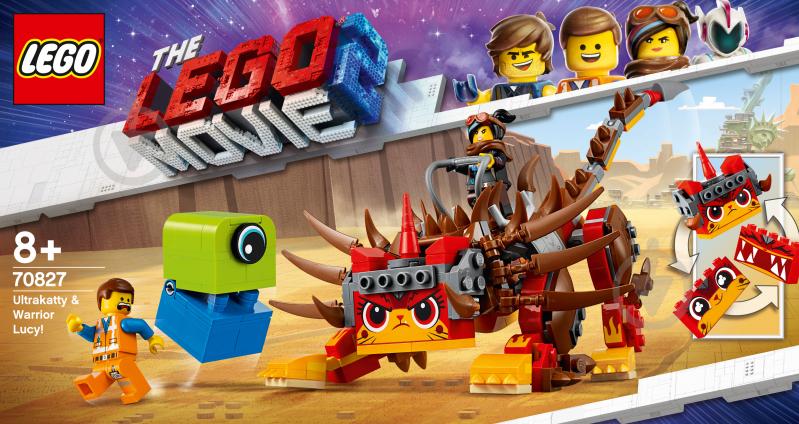 Конструктор LEGO Movie Ультра Киса и Вайлдстайл воин 70827 - фото 52