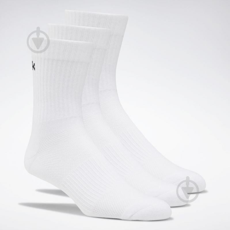 Шкарпетки Reebok Te Mid Crew Sock FQ5326 р.XL білий 3 шт. - фото 1