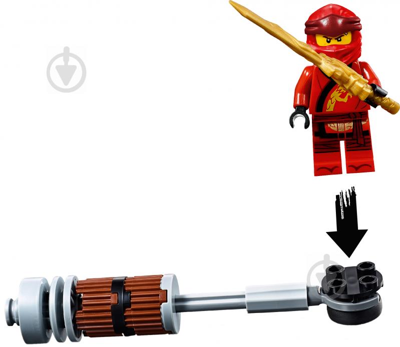 Конструктор LEGO Ninjago Мотоцикл із мечами Кая та снігомобіль Зейна 70667 - фото 5