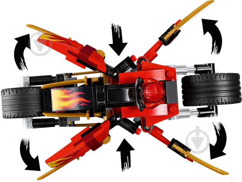 Конструктор LEGO Ninjago Мотоцикл Кая и снегомобиль Зейна 70667 - фото 4