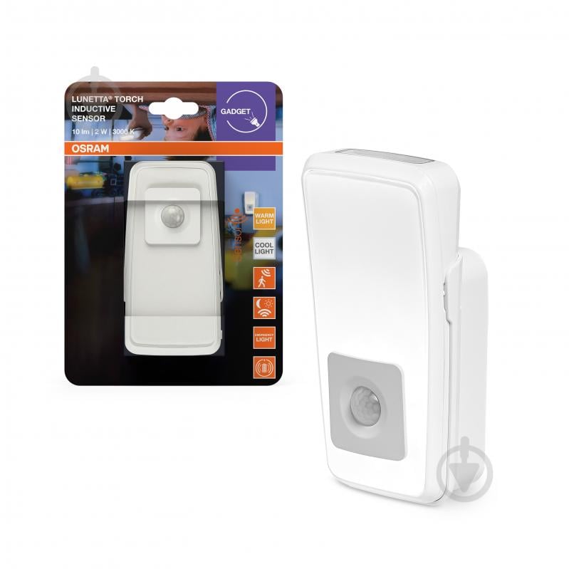 Ночник Ledvance аккумуляторный Lunetta Torch Inductive Sensor 2 Вт белый - фото 1