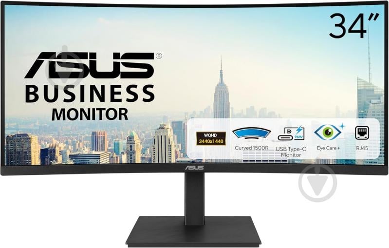 Монитор Asus VA34VCPSR 34" (90LM08JJ-B02170) - фото 1