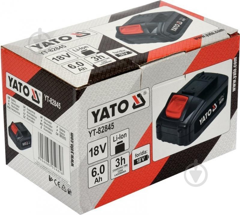 Аккумулятор YATO 18,0V 6,0Ah YT-82845 - фото 3