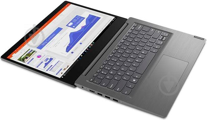 Ноутбук Lenovo V14-IIL 14 (82C400SBRA) iron grey - фото 4