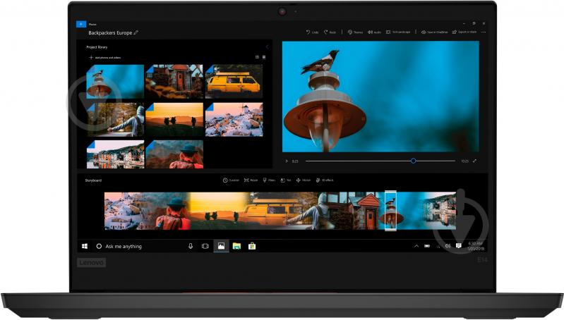 Ноутбук Lenovo ThinkPad E14 14 (20RA0063RT) black - фото 2
