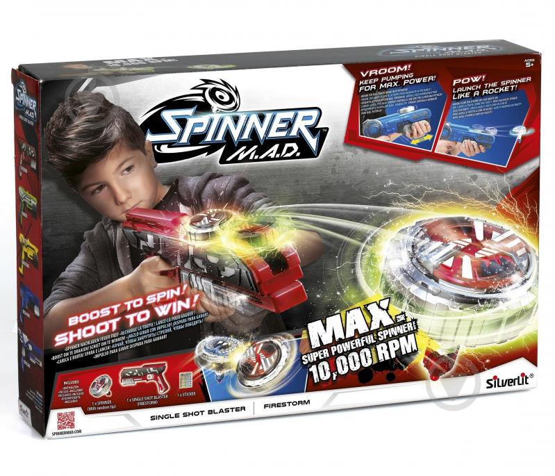 Игровой набор Spinner M.A.D. Бластер Огненный шторм 86301 - фото 1