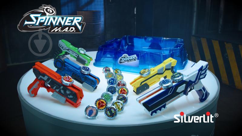 Игровой набор Spinner M.A.D. Бластер Огненный шторм 86301 - фото 6