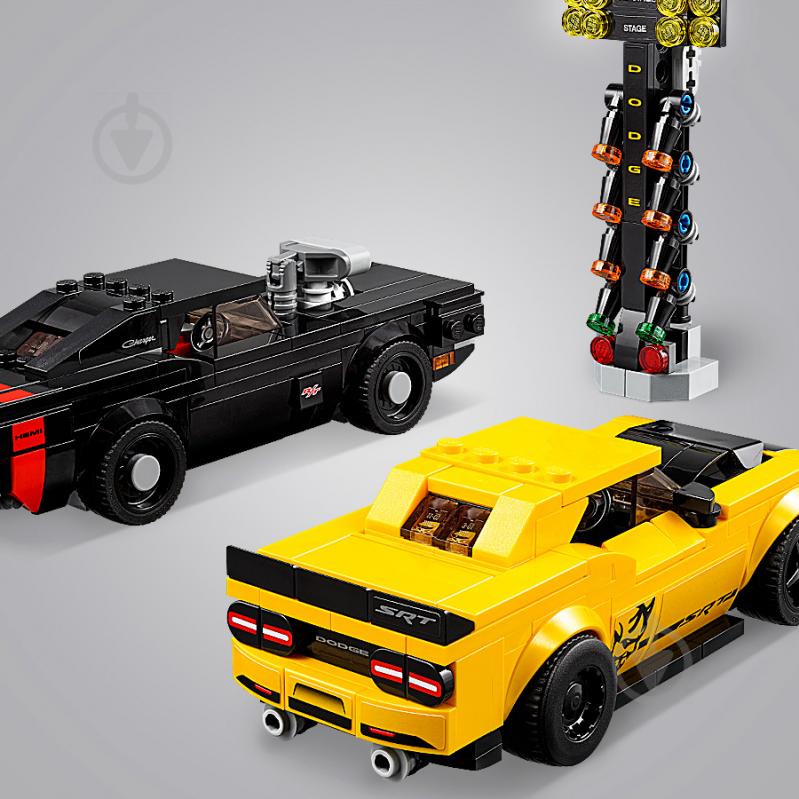 Конструктор LEGO Speed Champions Автомобілі 2018 Dodge Challenger SRT Demon і 1970 Dodge Charger R/T 75893 - фото 11