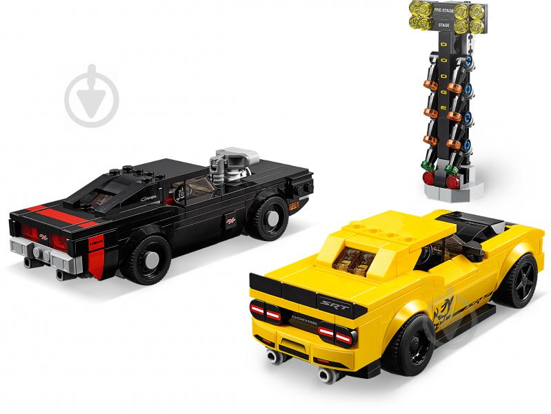 Конструктор LEGO Speed Champions Автомобілі 2018 Dodge Challenger SRT Demon і 1970 Dodge Charger R/T 75893 - фото 4