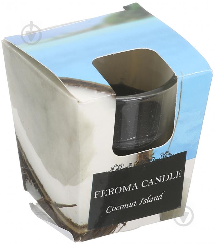 Свічка ароматична Feroma Candle Арома Стопка Coconut island - фото 1