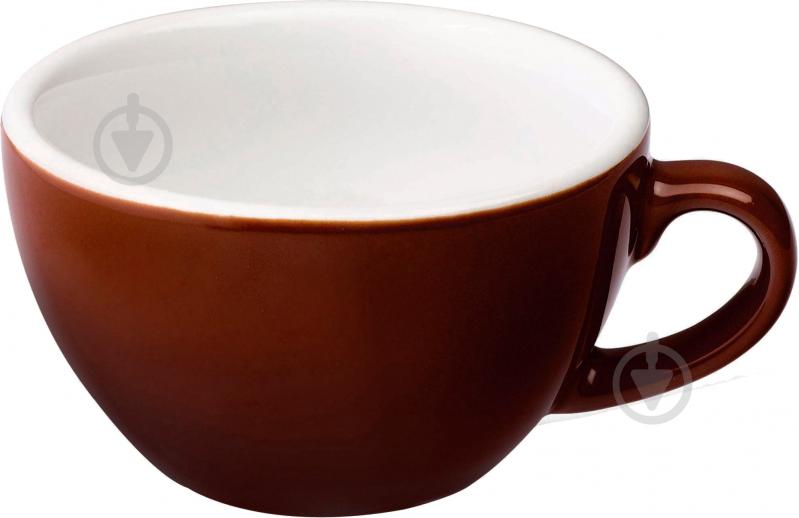 Чашка Loveramics Флет Вайт 150 мл Brown C088-57BBR - фото 1