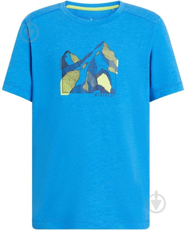 Футболка McKinley Ellis 427264-902 911/543 р.140 синій - фото 1 Футболка McKinley Ellis 427264-902 911/543 р.140 синій - фото 1