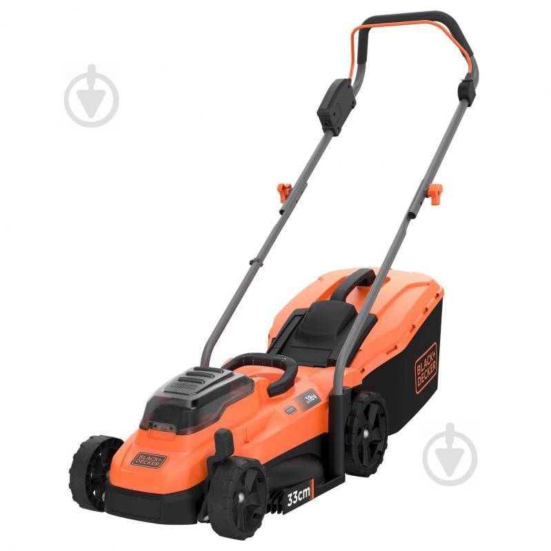 Газонокосарка акумуляторна Black+Decker BCMW3318L2 - фото 1