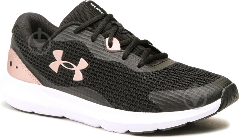 Кроссовки женские демисезонные Under Armour SURGE 3 3024894-005 р.36 черные - фото 2