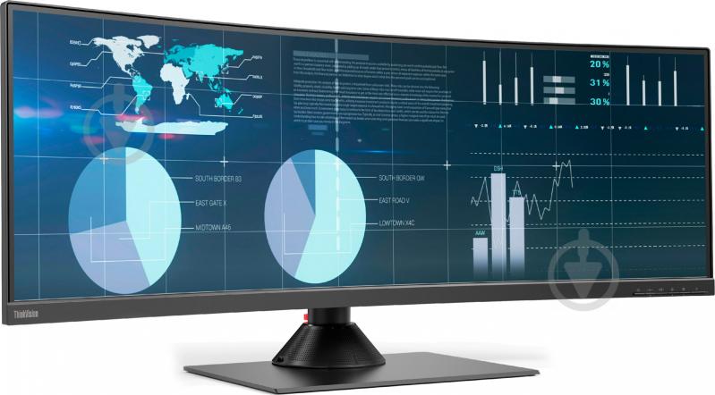 Монитор Lenovo ThinkVision P44w-10 43,4" (61D5RAT1UA) - фото 2
