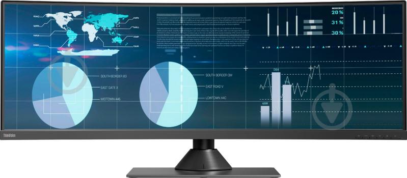 Монитор Lenovo ThinkVision P44w-10 43,4" (61D5RAT1UA) - фото 1
