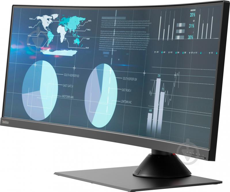 Монитор Lenovo ThinkVision P44w-10 43,4" (61D5RAT1UA) - фото 4