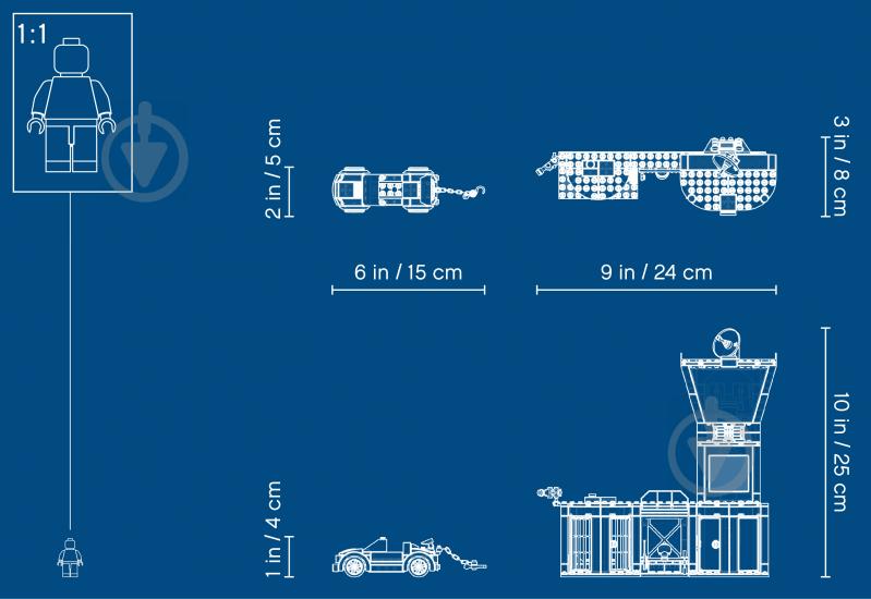 Конструктор LEGO City Воздушная полиция: воздушная база 60210 - фото 45