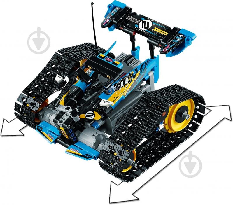 Конструктор LEGO Technic Каскадерський гоночний автомобіль на радіоуправлінні 42095 - фото 21