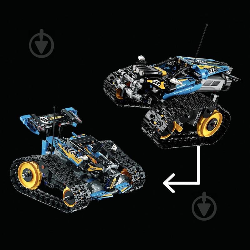 Конструктор LEGO Technic Каскадерський гоночний автомобіль на радіоуправлінні 42095 - фото 11