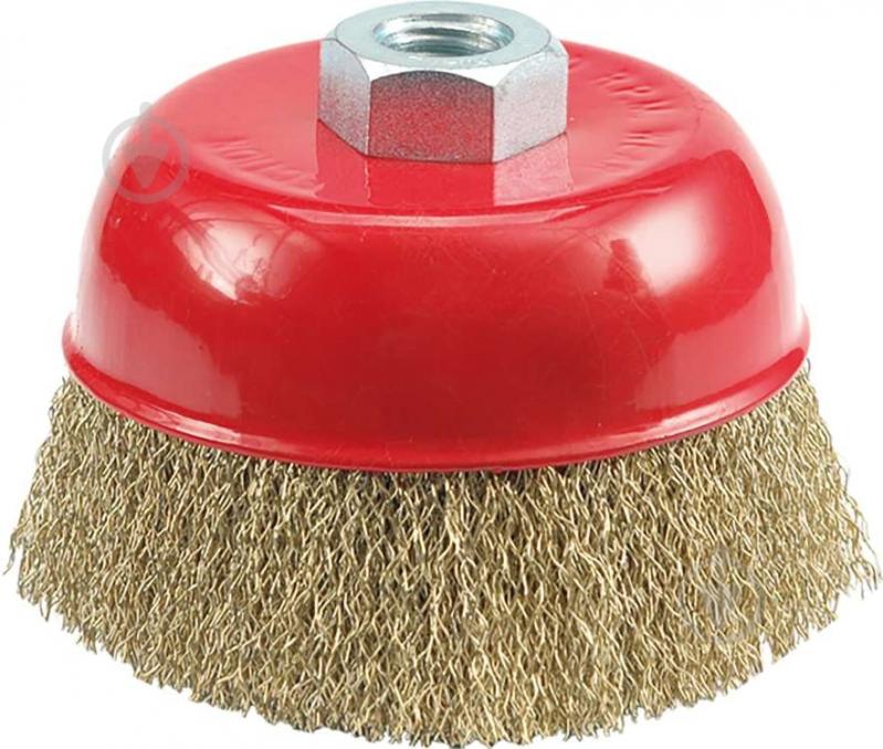 Щетка торцевая Vorel 75 мм 6970 - фото 1