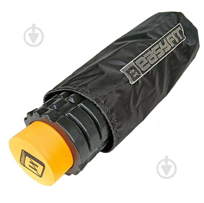 Ролик масажний EasyFit PRO Active подвійний чорний-помаранчевий 33 см - фото 1 Ролик масажний EasyFit PRO Active подвійний чорний-помаранчевий 33 см - фото 1