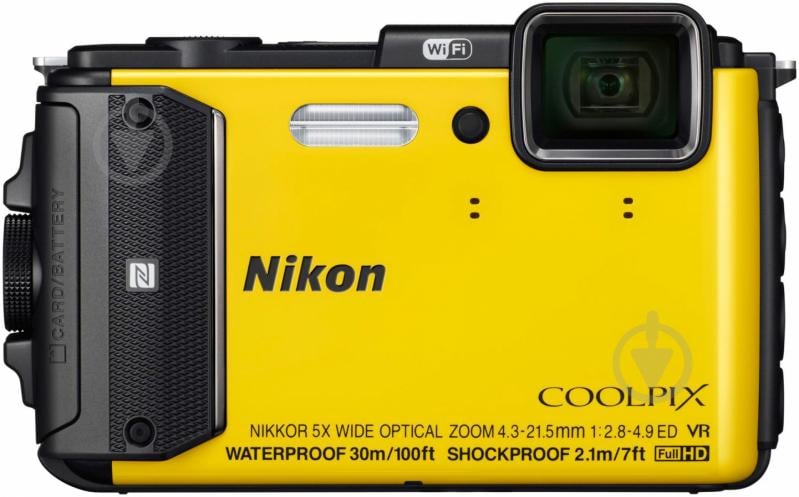 Фотоапарат Nikon Coolpix AW130 yellow - фото 1