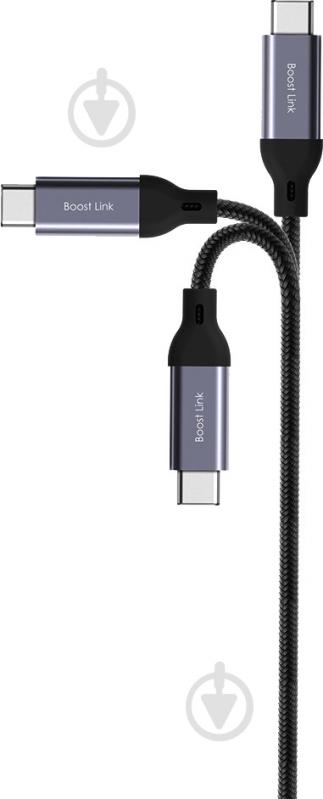 Кабель Silicon Power USB Type-A – USB Type-C 1 м черный (LK30 Black/Nylon) - фото 4
