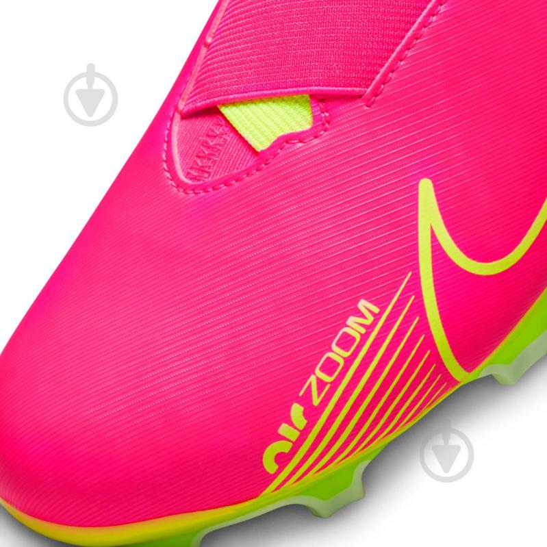 Бутсы Nike JR. ZOOM MERCURIAL VAPOR 15 ACADEMY MG DJ5617-605 р.36,5 розовый - фото 7