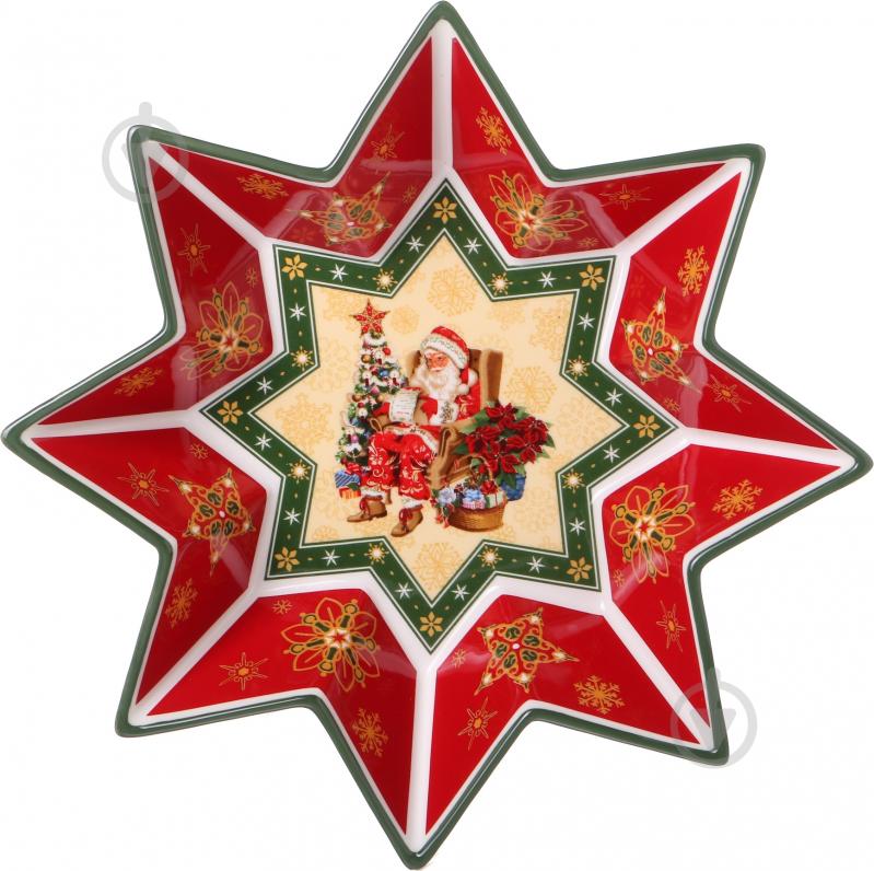 Салатник Lefard Зірка Christmas Collection 26 см - фото 1