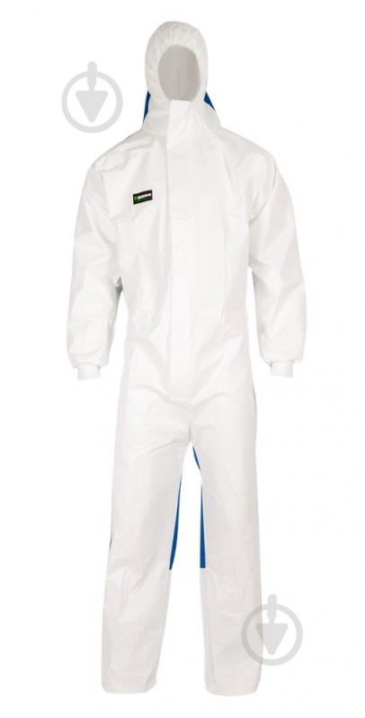 Комбінезон короткострокового використання Sizam р. M X-GUARD 4530 білий із синім - фото 1