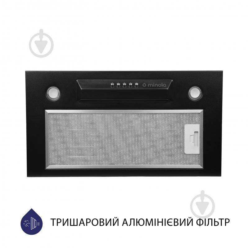 Витяжка Minola HBI 5324 BL 800 LED повновбудовувана - фото 2