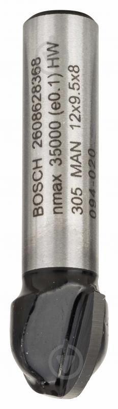 Фреза галтельна Bosch Std S8 / R6 / D12 / L9,2 2608628368 - фото 1 Фреза галтельна Bosch Std S8 / R6 / D12 / L9,2 2608628368 - фото 1