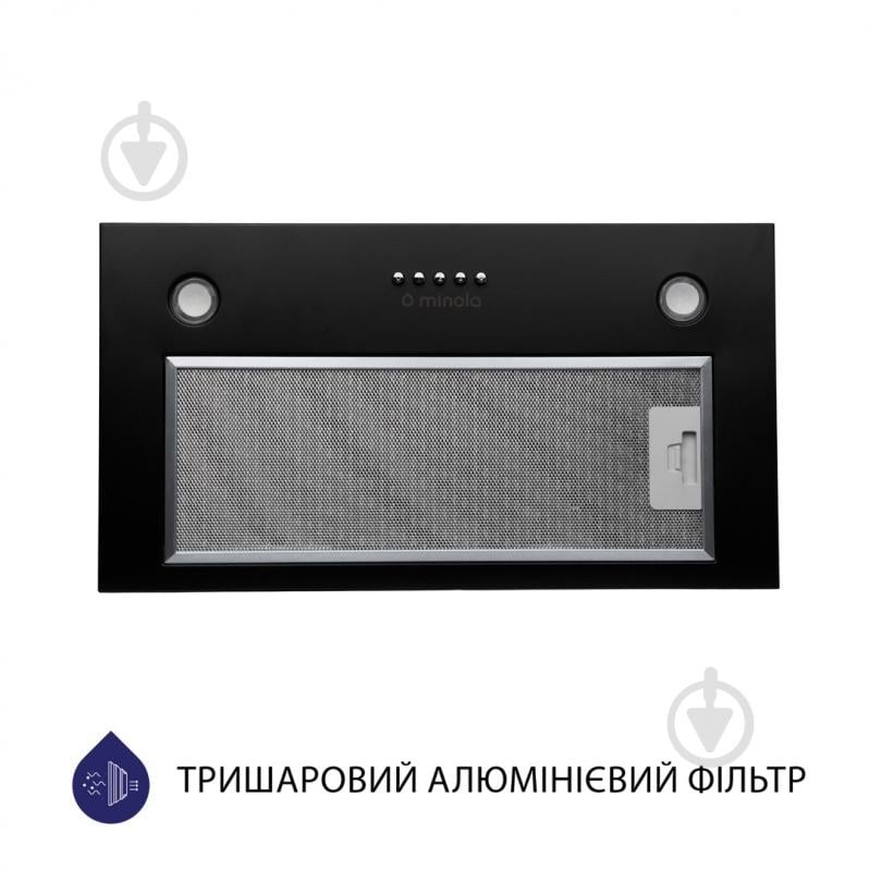 Витяжка Minola HBI 5327 BL 800 LED повновбудовувана - фото 4