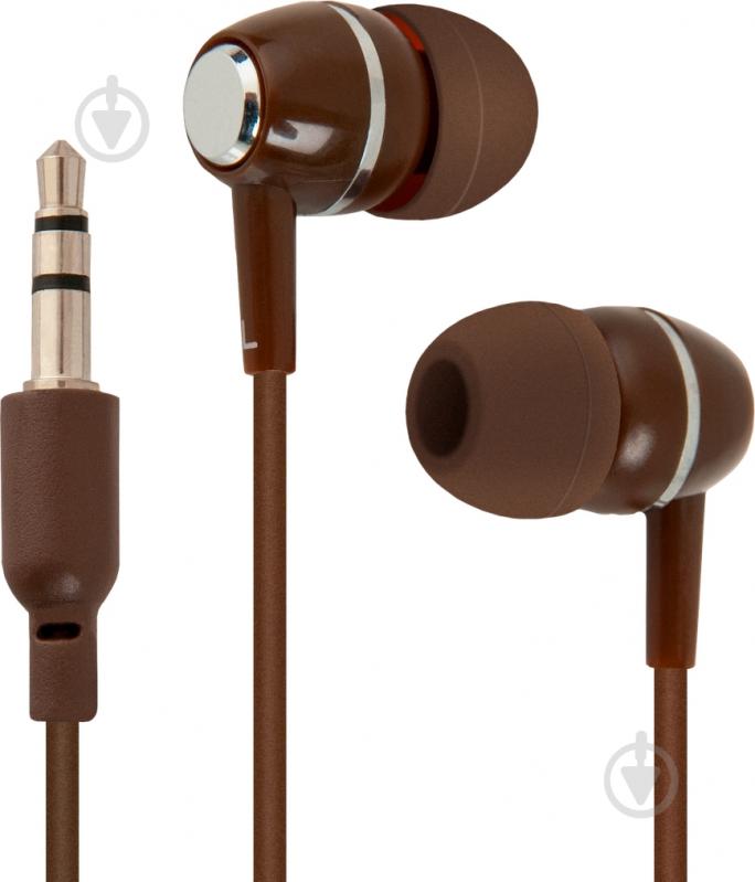 Наушники Defender CoffeeBerry brown внутриканальные - фото 1 Наушники Defender CoffeeBerry brown внутриканальные - фото 1