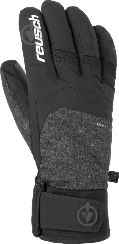 Рукавички Reusch Ryan Meida® Dry TOUCH-TEC™ 6001184-7015 р. 8 чорний меланж - фото 1