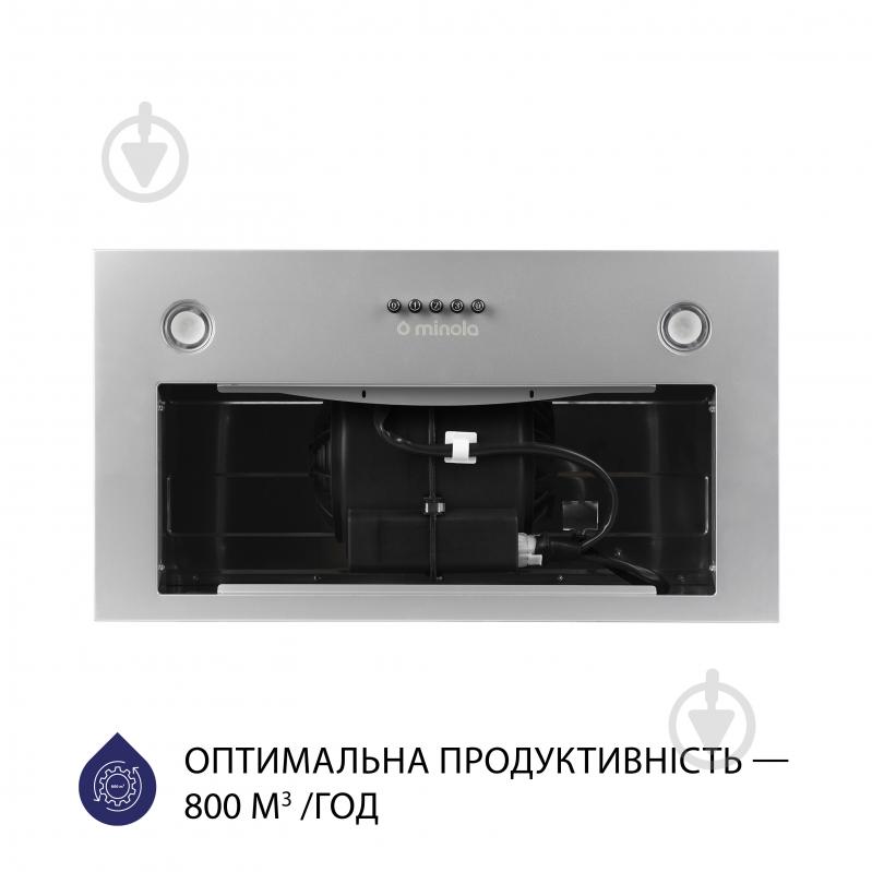 Витяжка Minola HBI 5327 GR 800 LED повновбудовувана - фото 3