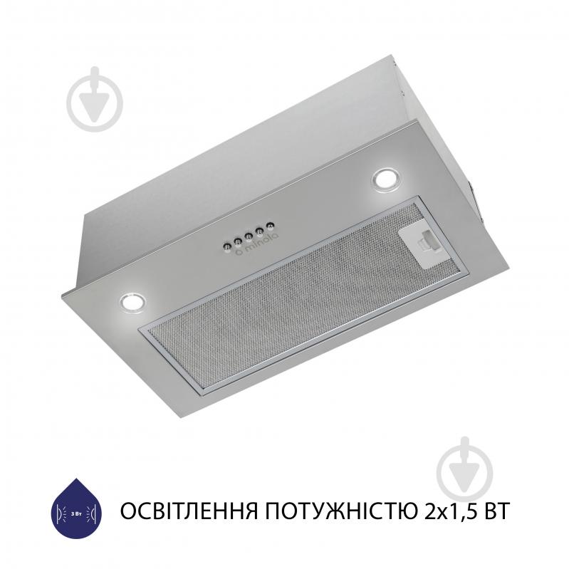 Витяжка Minola HBI 5327 GR 800 LED повновбудовувана - фото 5