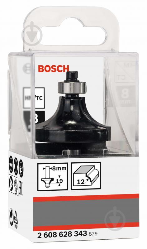 Фреза карнизна Bosch Std S8 / R12 / L19 2608628343 - фото 2