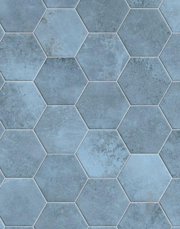 Плитка CERLAT Samoa Hex Aqua 22,5x25,9 - фото 2