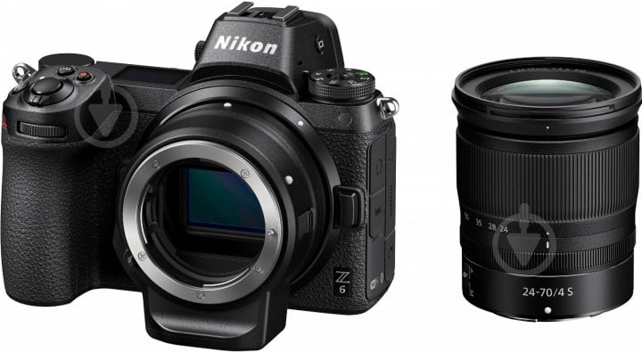 Фотокамера Nikon 6 + 24-70mm f4 + FTZ Adapter Kit black - фото 19