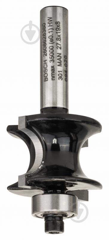 Фреза полукруглая Bosch Std S8 / R6 / L19 2608628360 - фото 1 Фреза полукруглая Bosch Std S8 / R6 / L19 2608628360 - фото 1