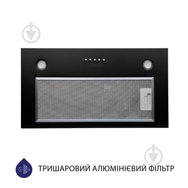 Вытяжка Minola HBI 5627 BL 1000 LED полновстраиваемая - фото 4