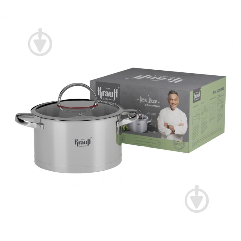 Каструля з кришкою Grand Chef 1,9 л 16 см 26-308-001 Krauff - фото 1