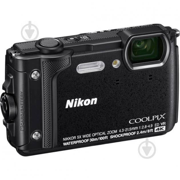 Фотокамера Nikon Coolpix W300 black - фото 2