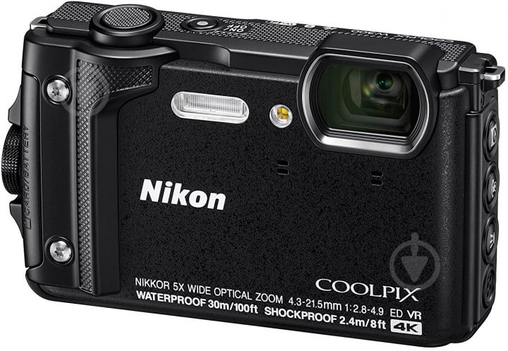 Фотокамера Nikon Coolpix W300 black - фото 3