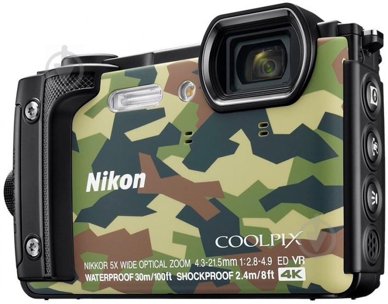 Фотокамера Nikon Coolpix W300 camouflage - фото 4