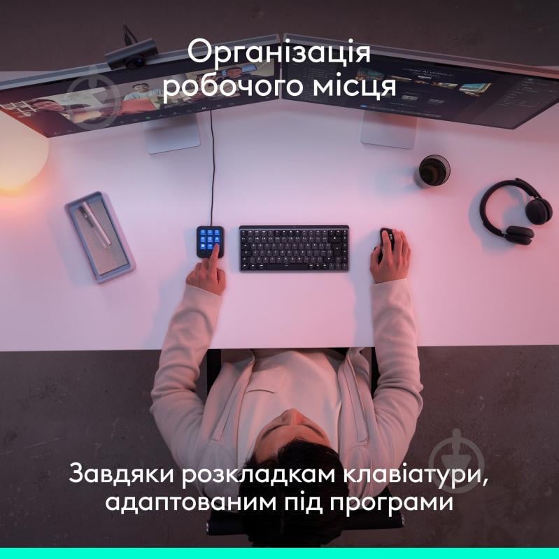 Игровая консоль Logitech MX Keypad USB Graphite (L920-013891) - фото 5